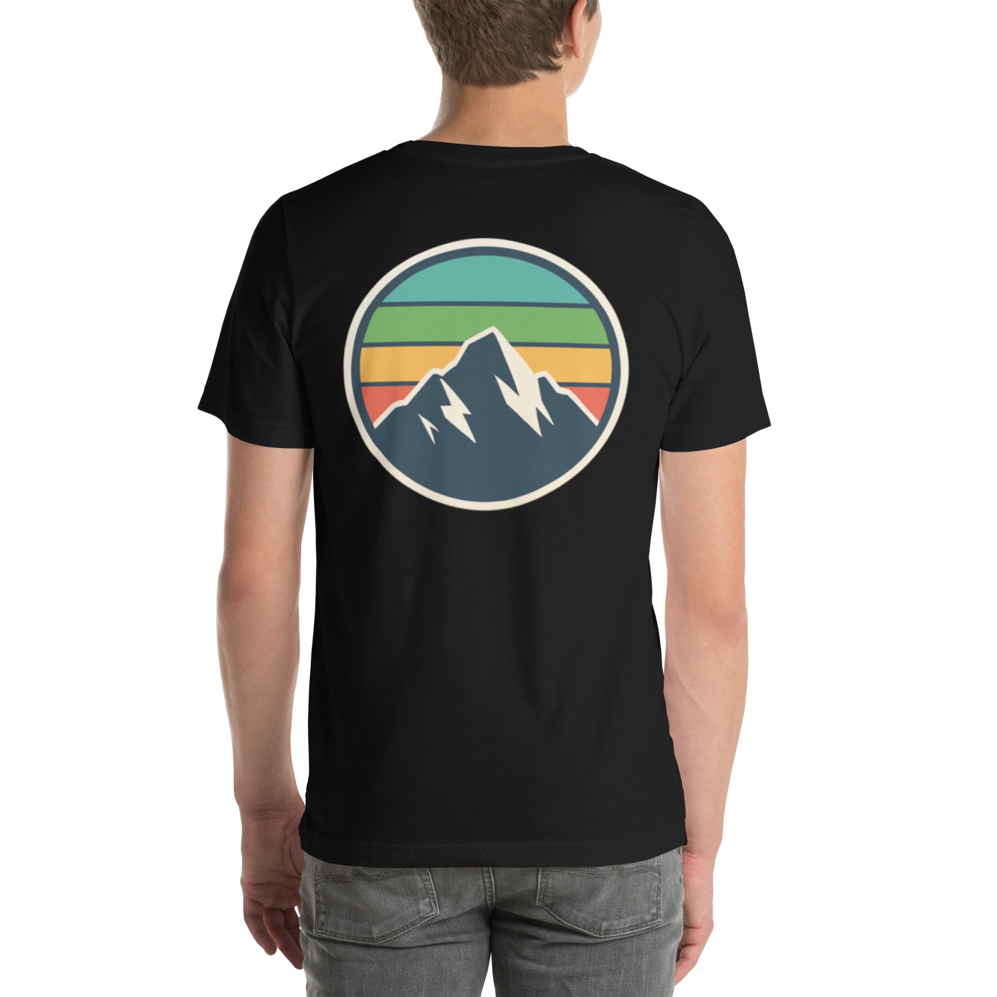 rainbow mountain back | staple tee