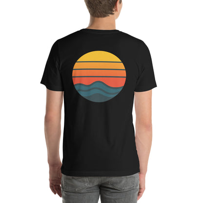 sunset waves back | staple tee