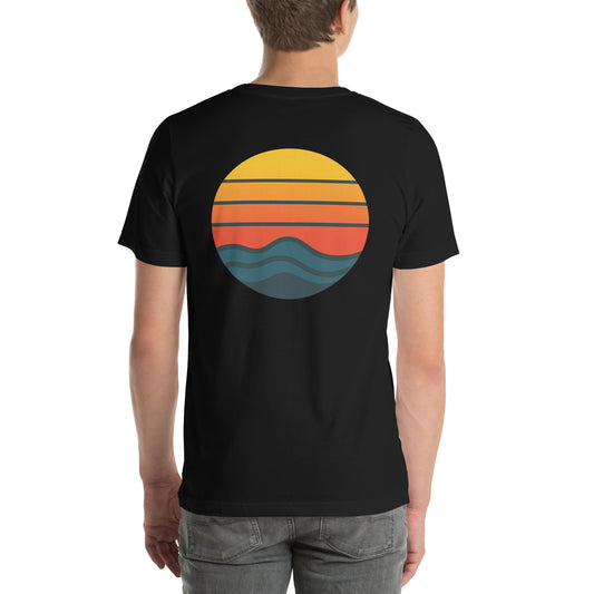 sunset waves back | staple tee