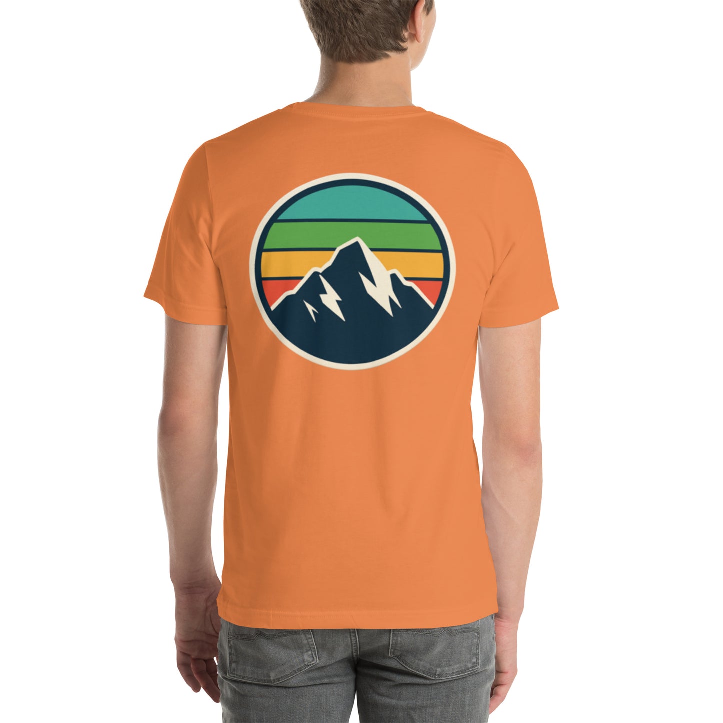 rainbow mountain back | staple tee
