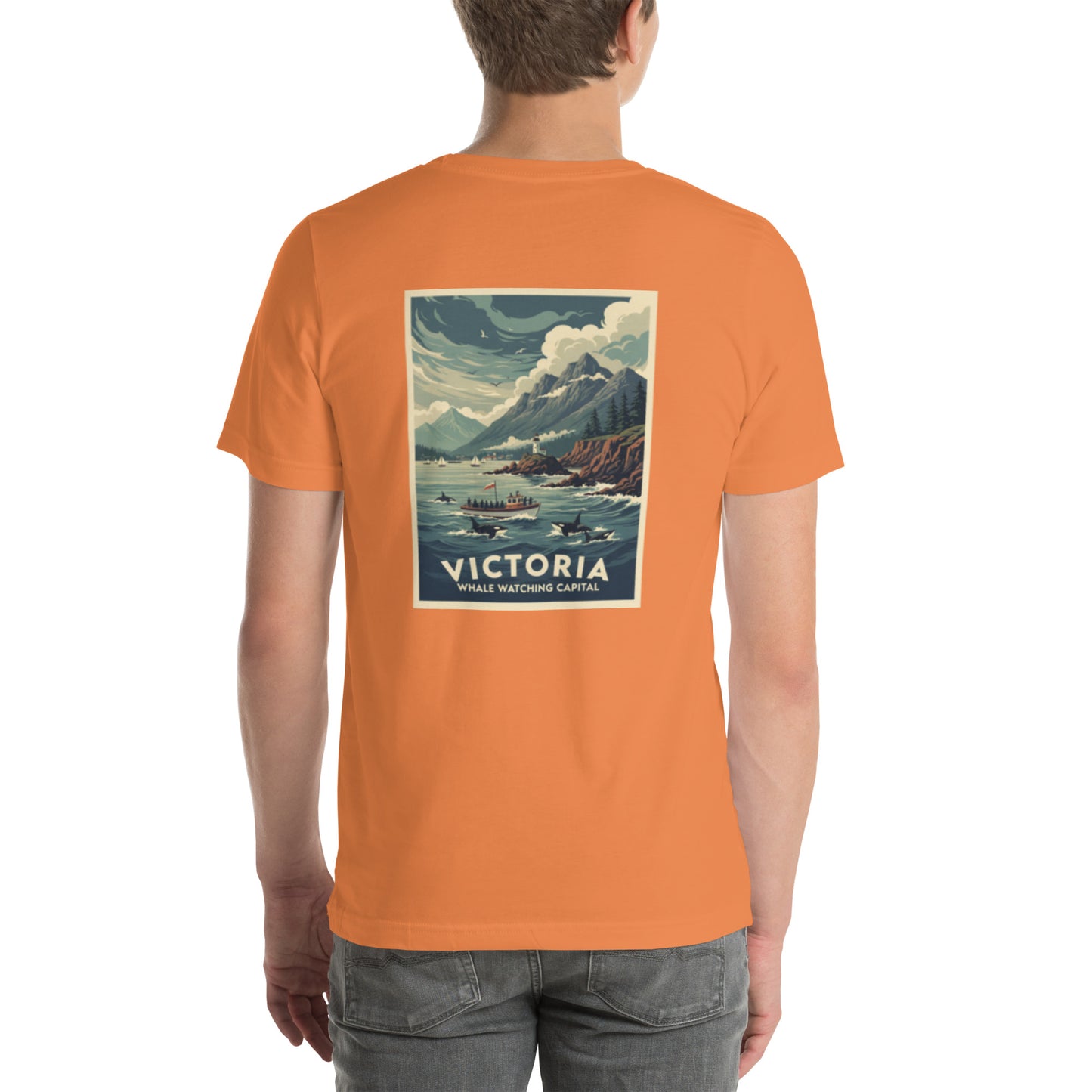 whale town back | staple tee