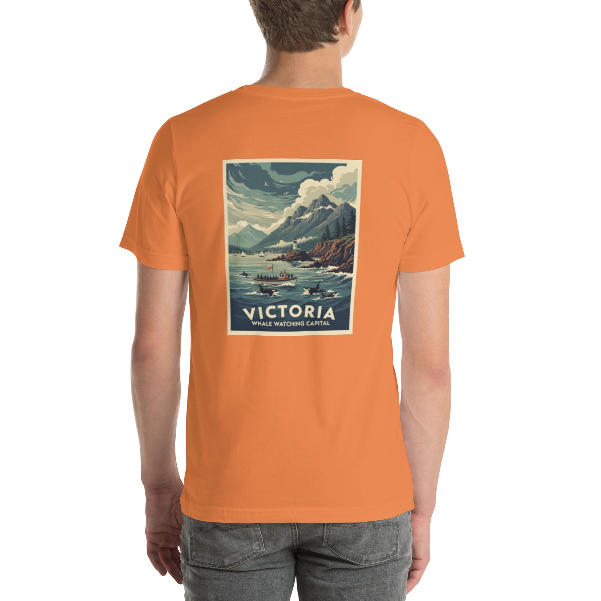 whale town back | staple tee