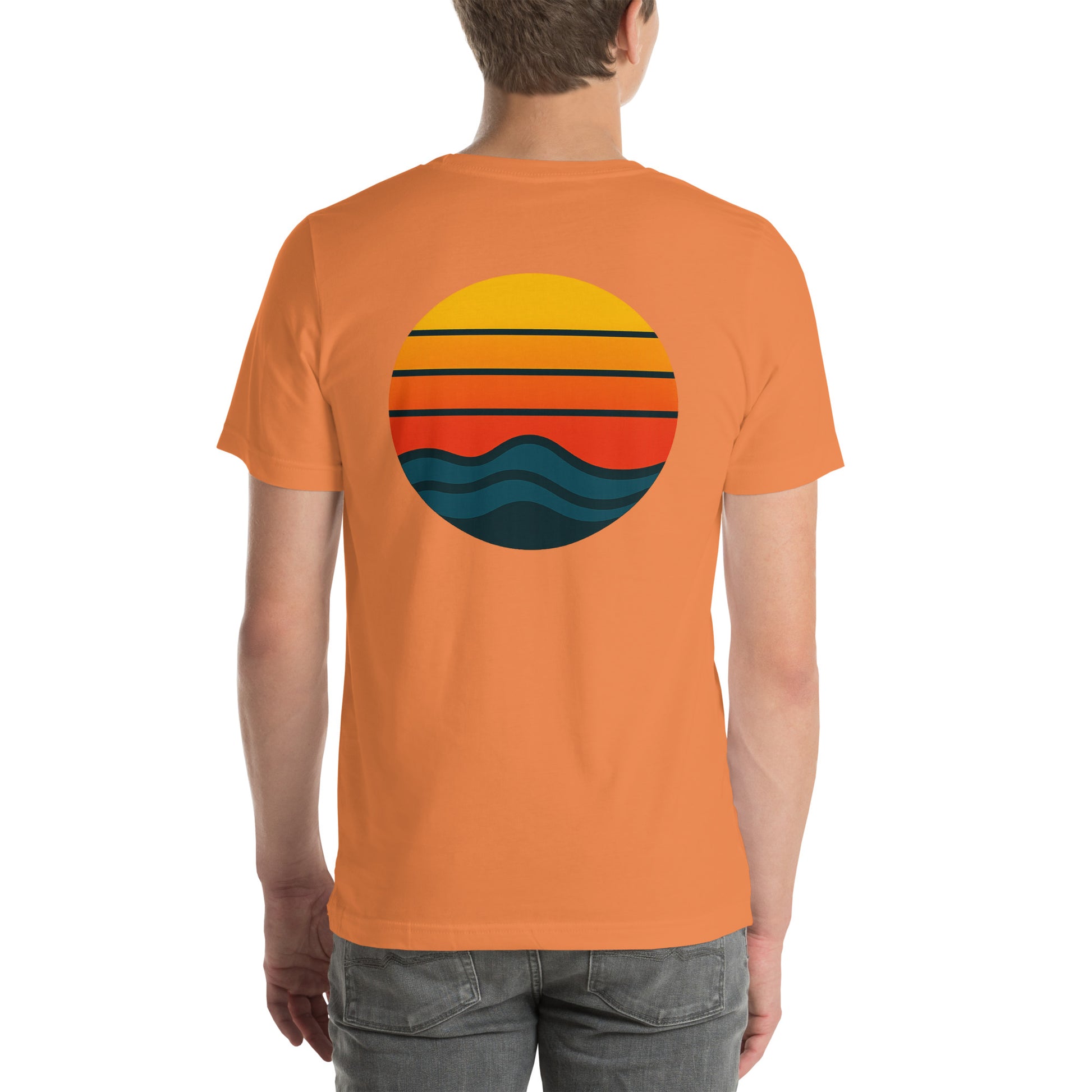 sunset waves back | staple tee