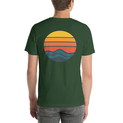 sunset waves back | staple tee