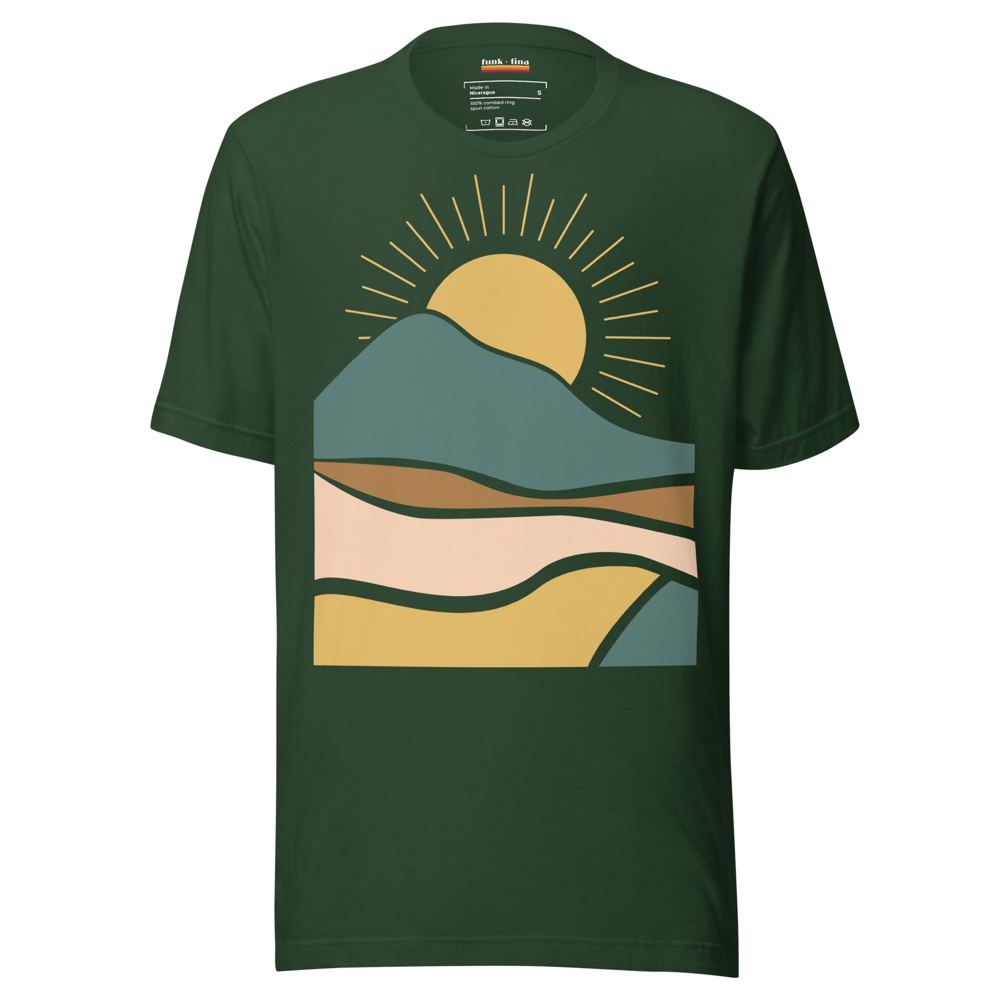 earthy sunrise | staple tee