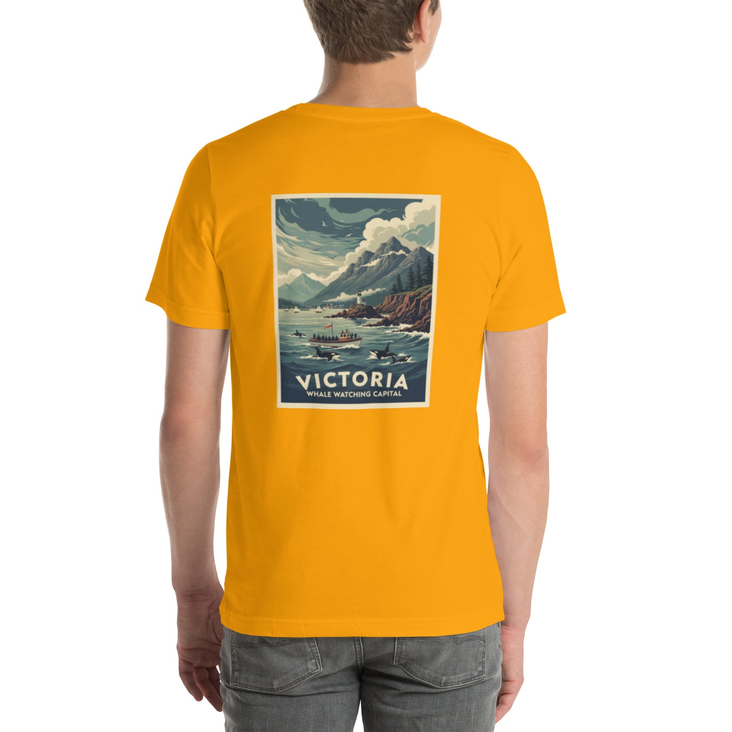 whale town back | staple tee