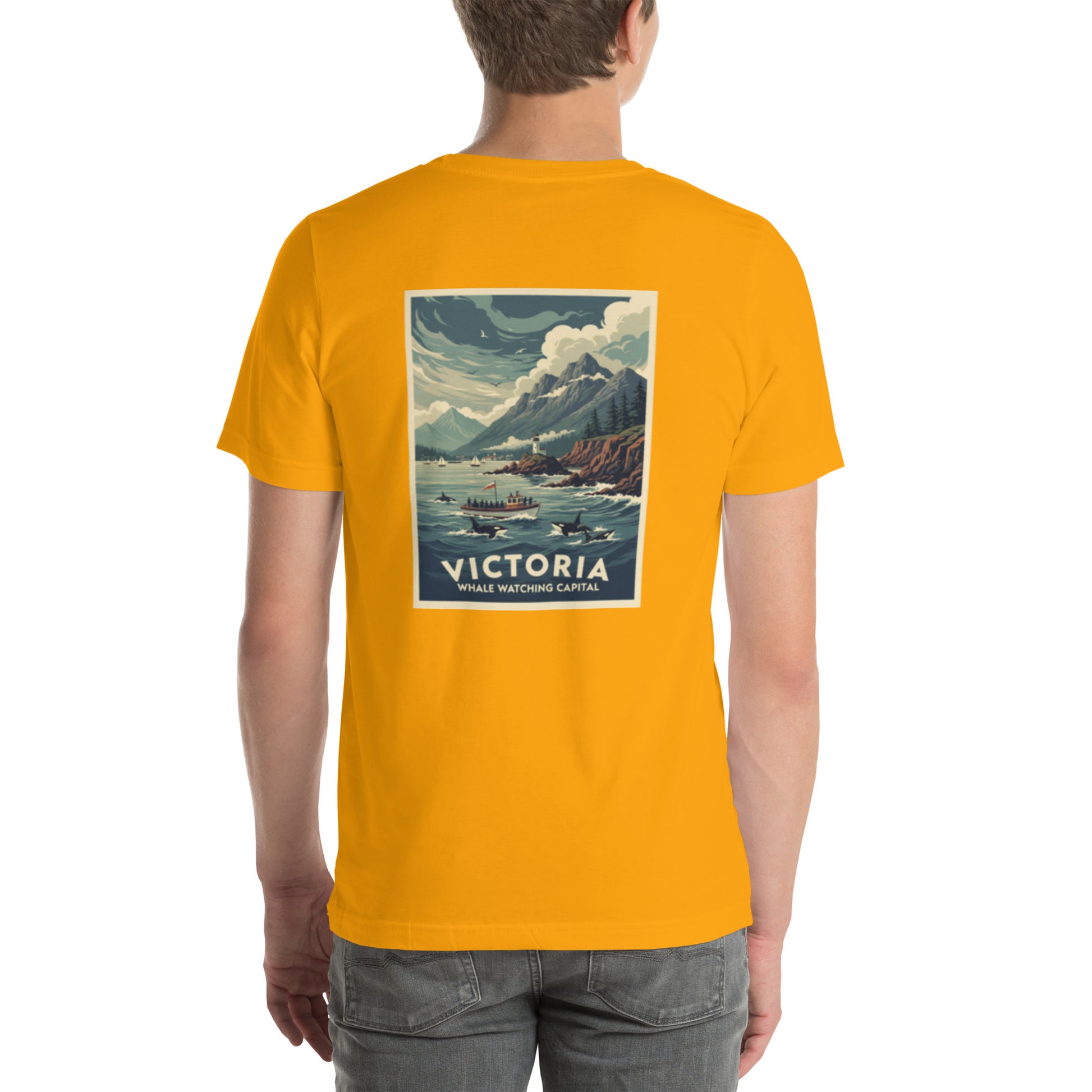 whale town back | staple tee