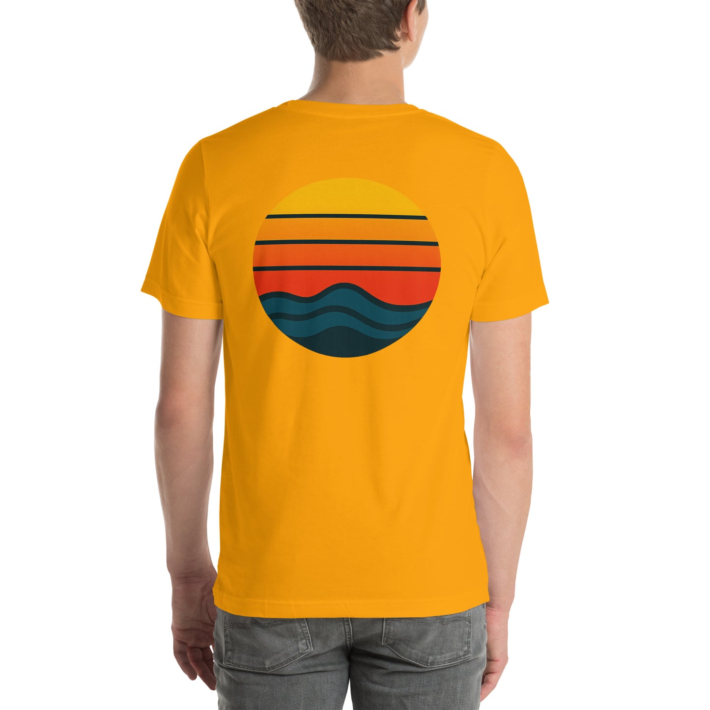 sunset waves back | staple tee