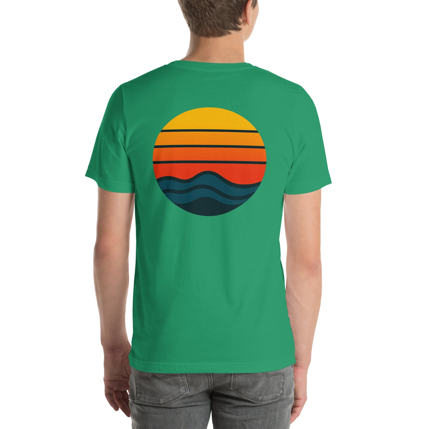 sunset waves back | staple tee