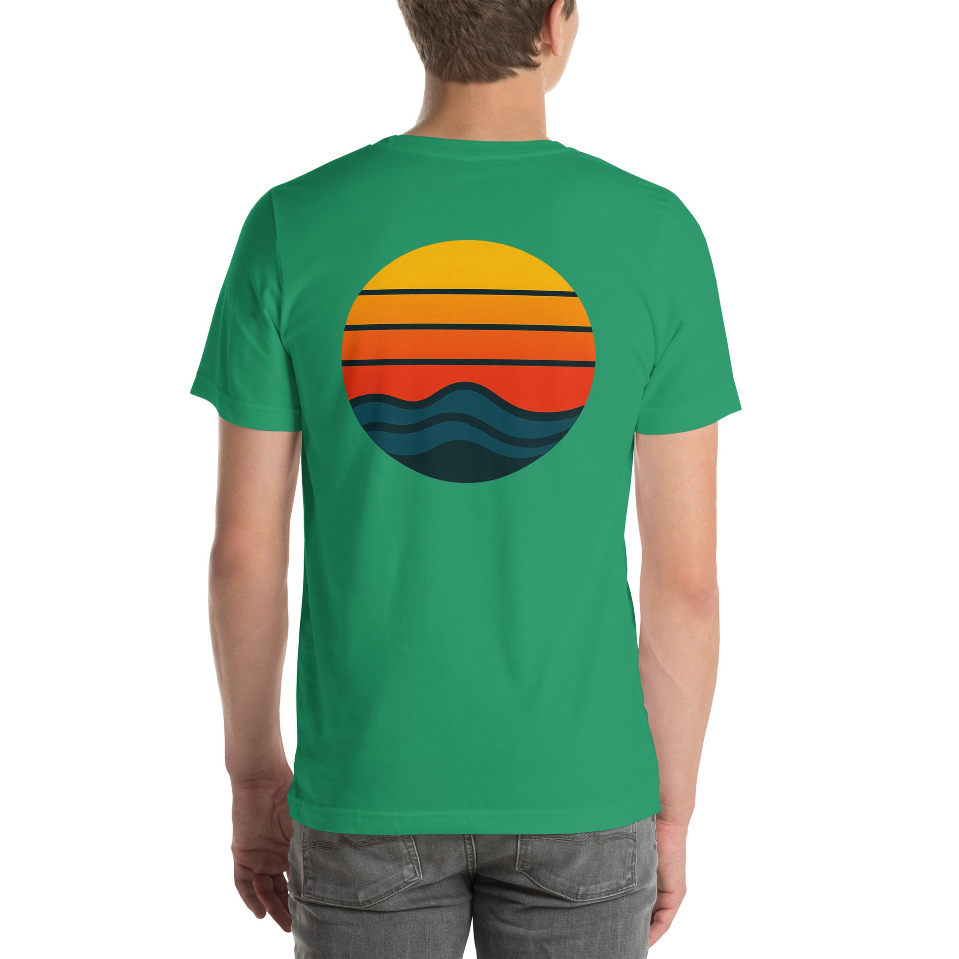 sunset waves back | staple tee