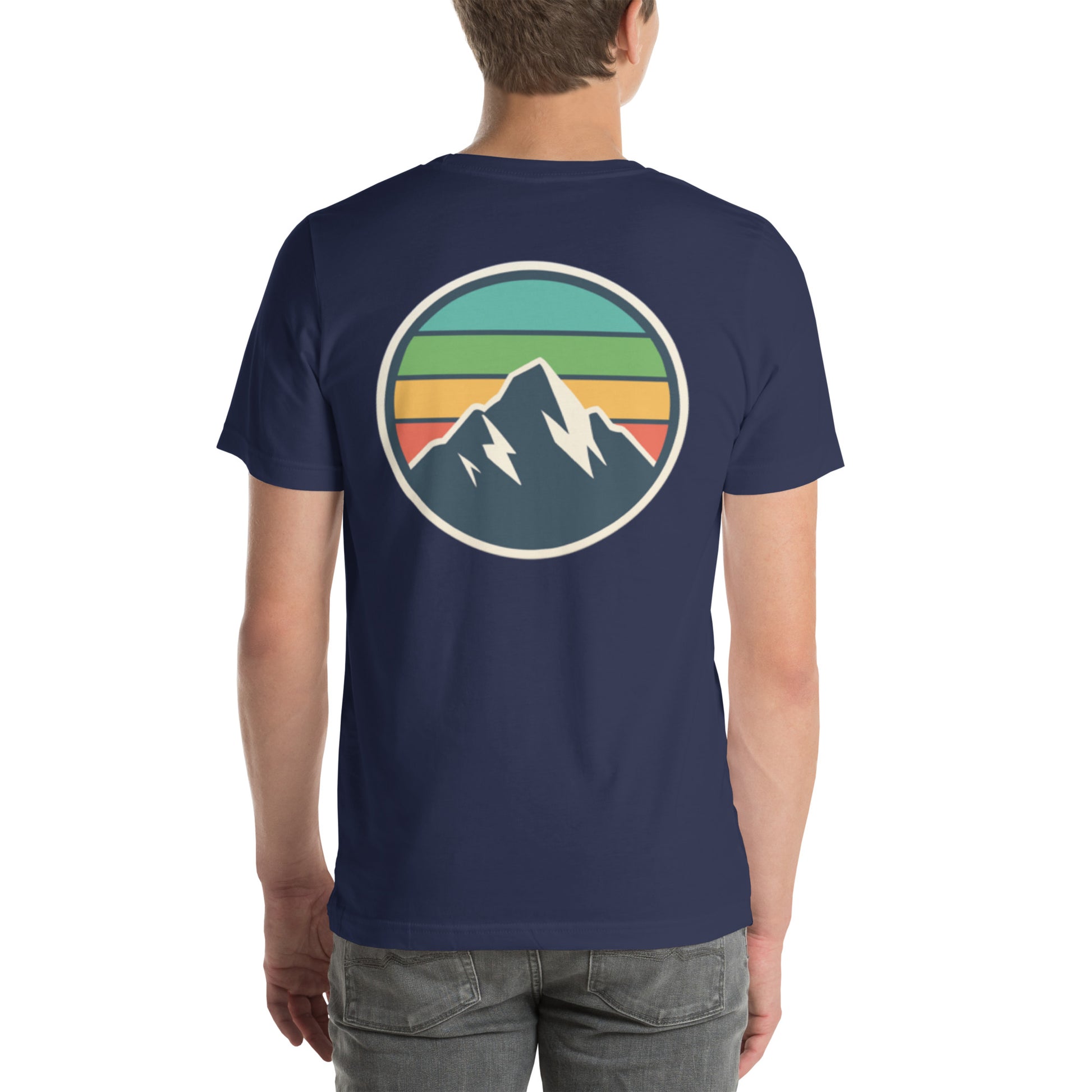 rainbow mountain back | staple tee