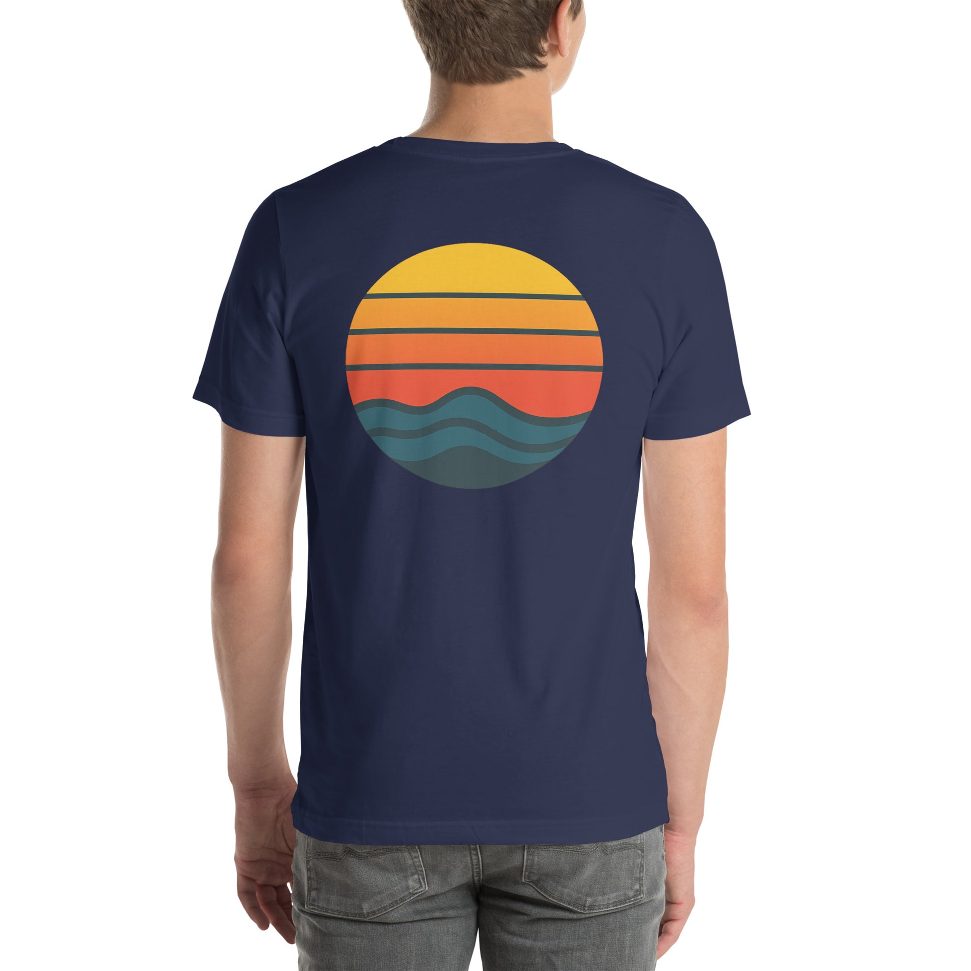 sunset waves back | staple tee