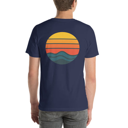 sunset waves back | staple tee
