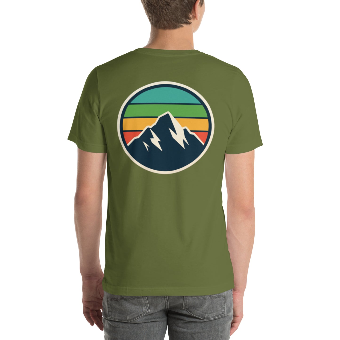 rainbow mountain back | staple tee