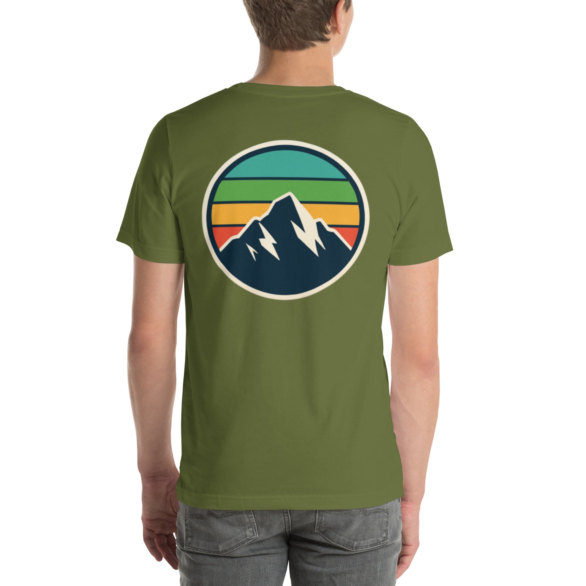 rainbow mountain back | staple tee