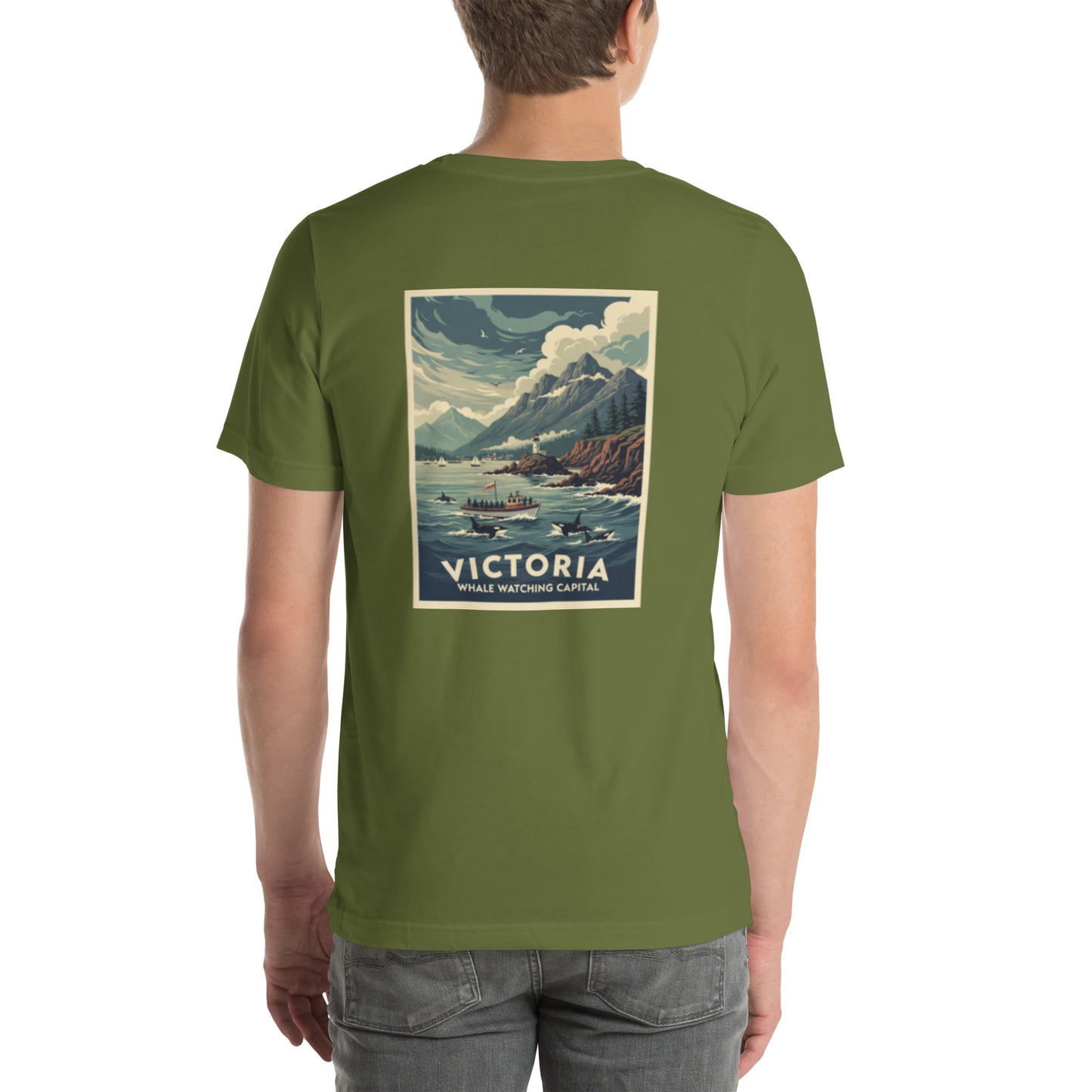 whale town back | staple tee