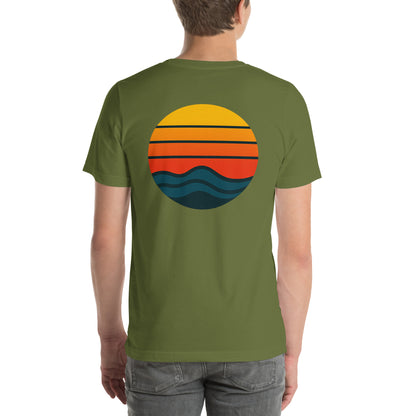 sunset waves back | staple tee