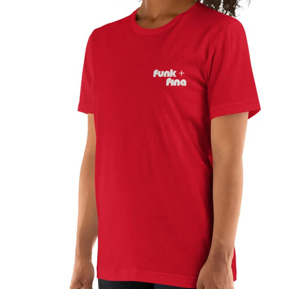 pink flamingo back | comfort tee - f u n k + f i n a