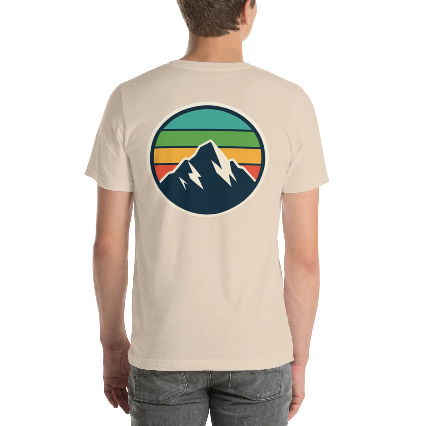rainbow mountain back | staple tee