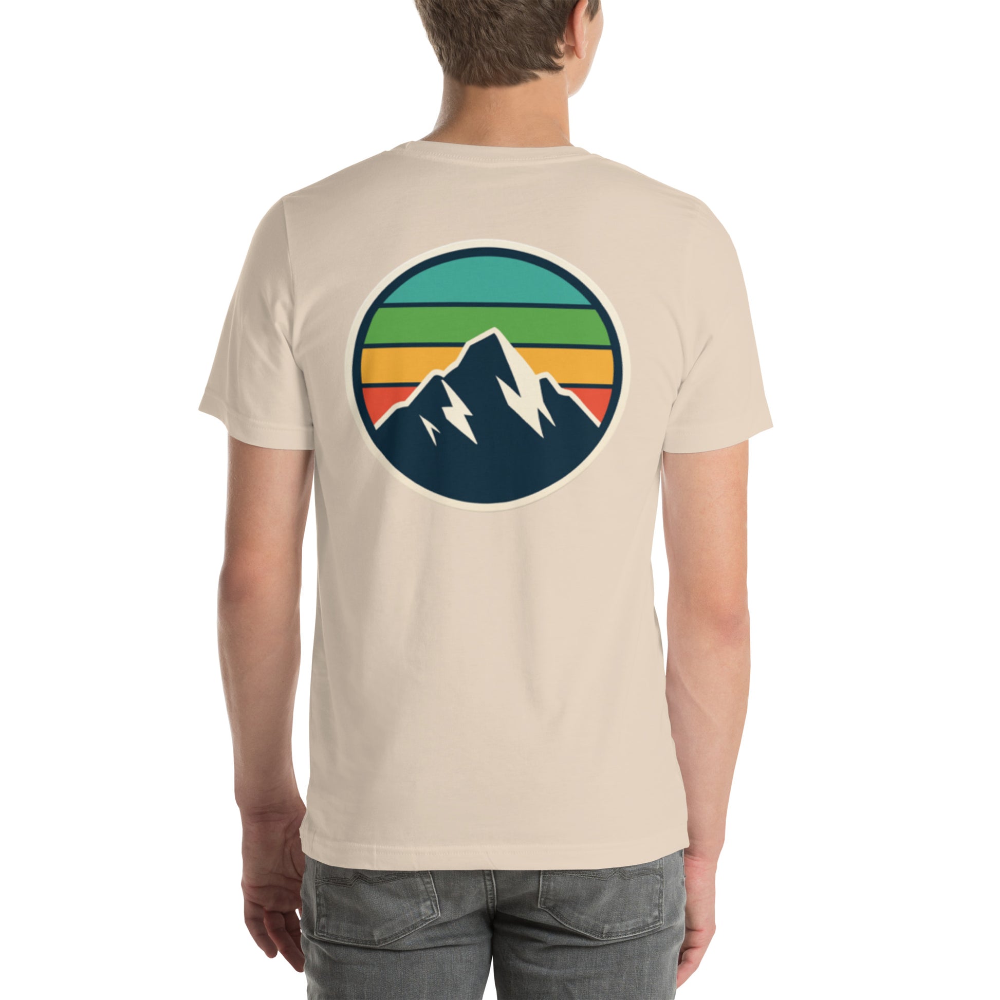 rainbow mountain back | staple tee