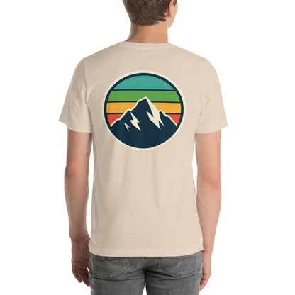 rainbow mountain back | staple tee