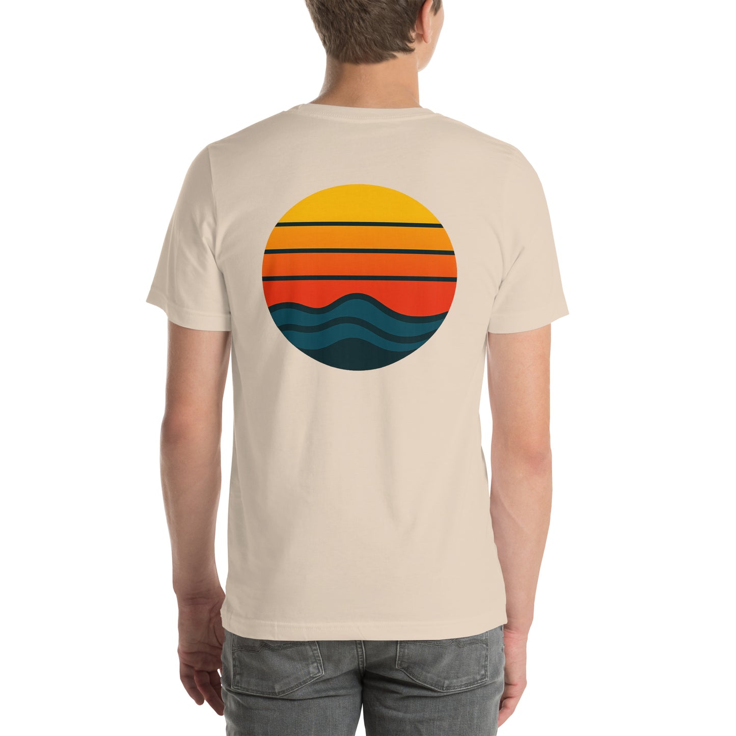 sunset waves back | staple tee