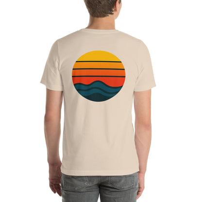 sunset waves back | staple tee
