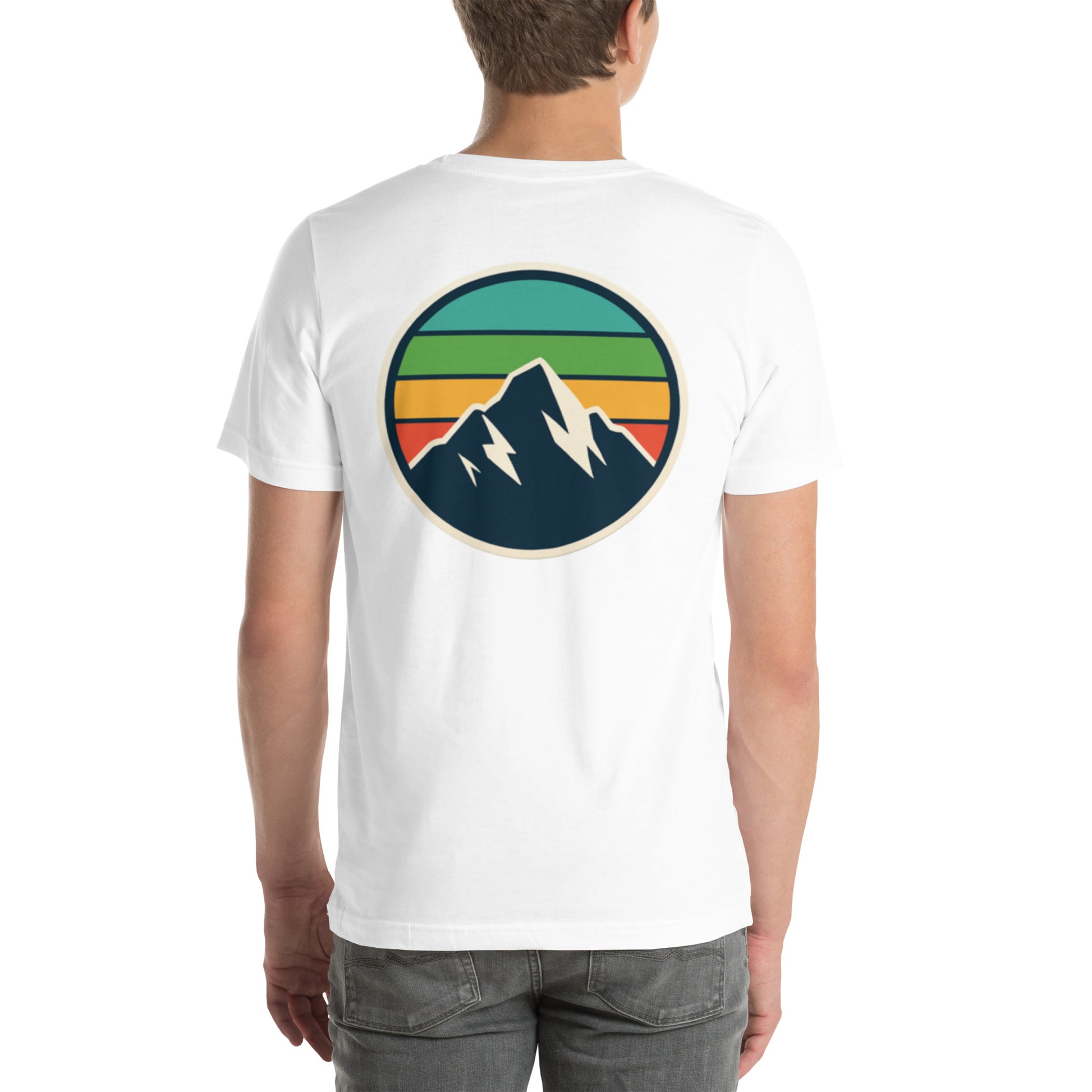rainbow mountain back | staple tee
