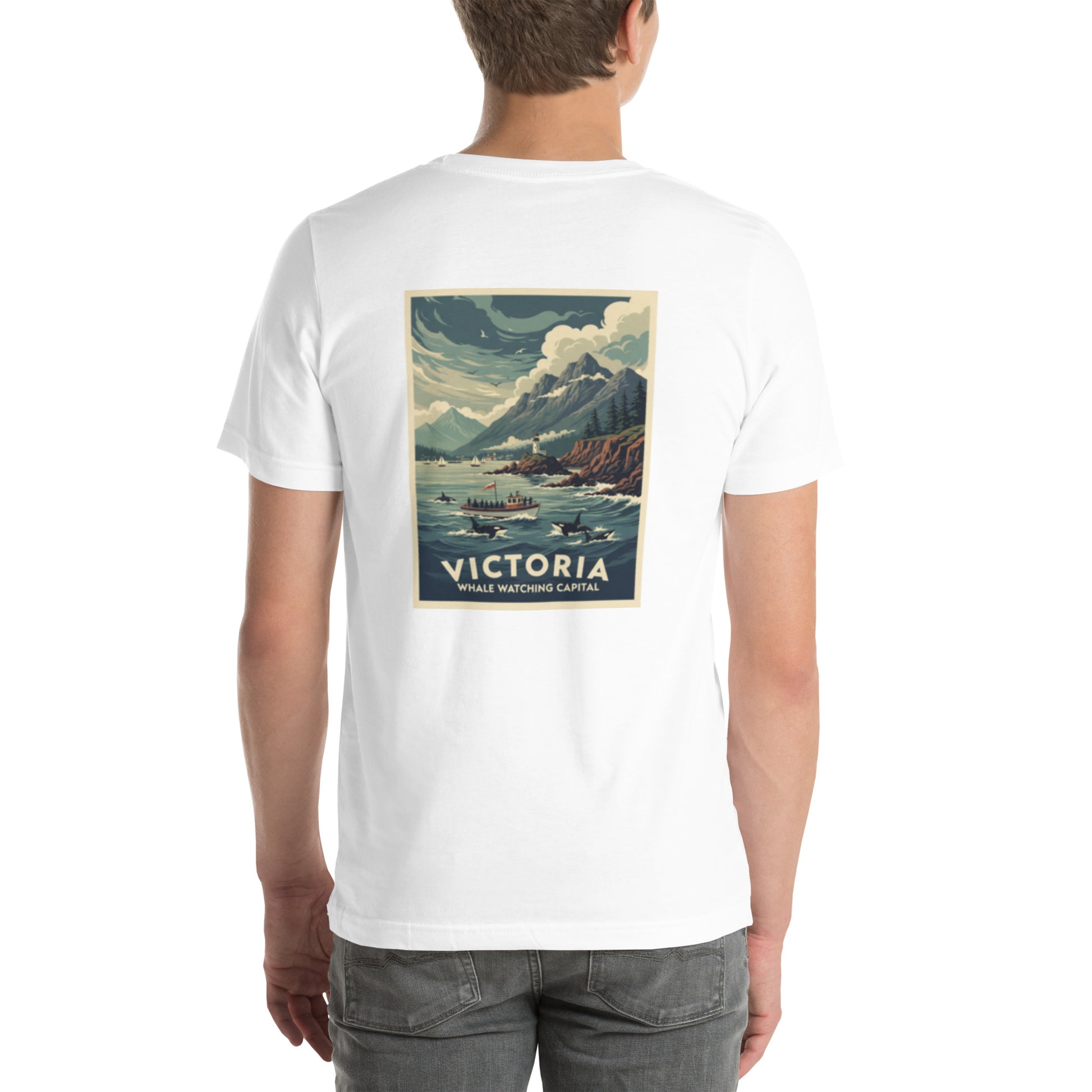 whale town back | staple tee