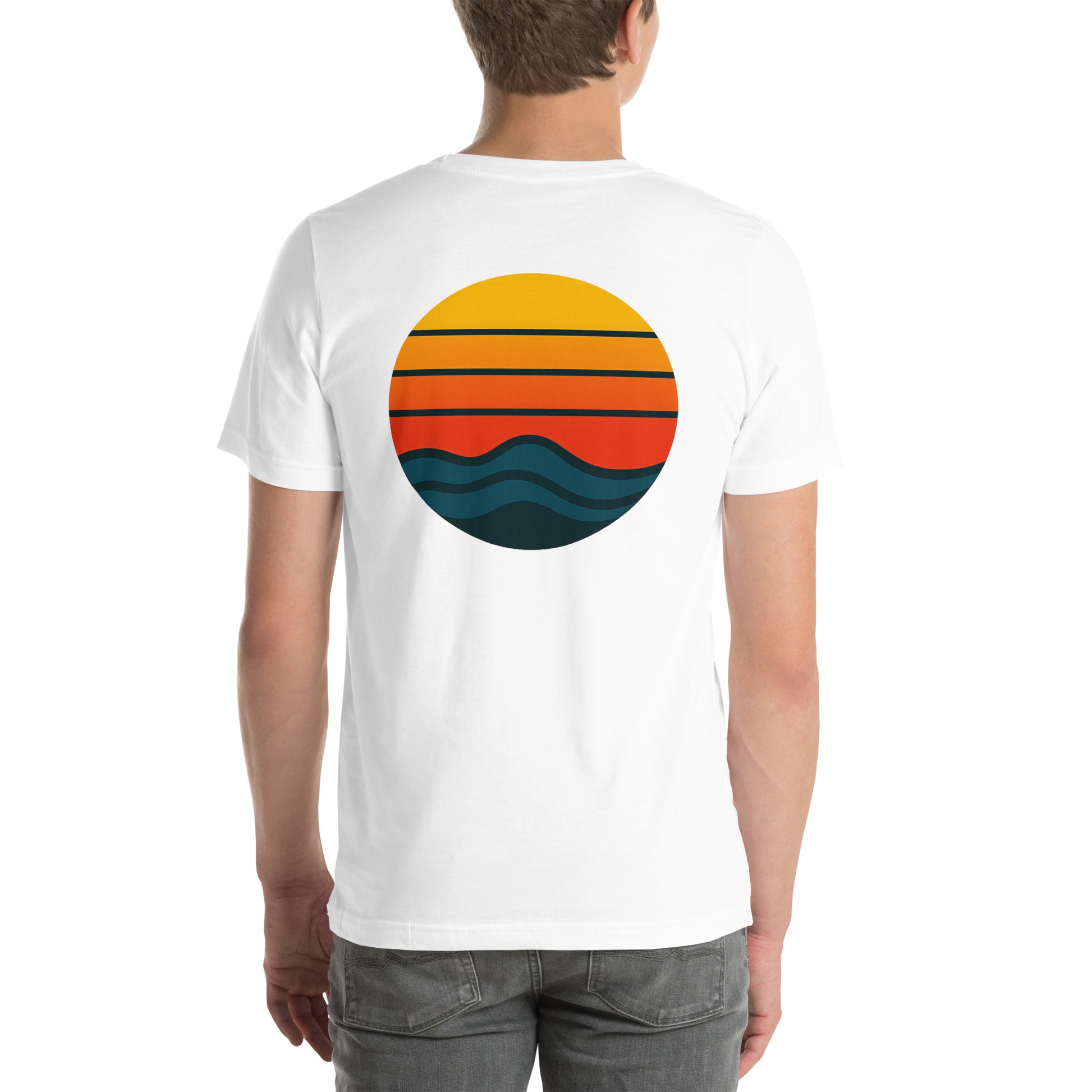 sunset waves back | staple tee