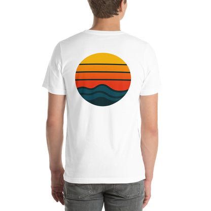 sunset waves back | staple tee
