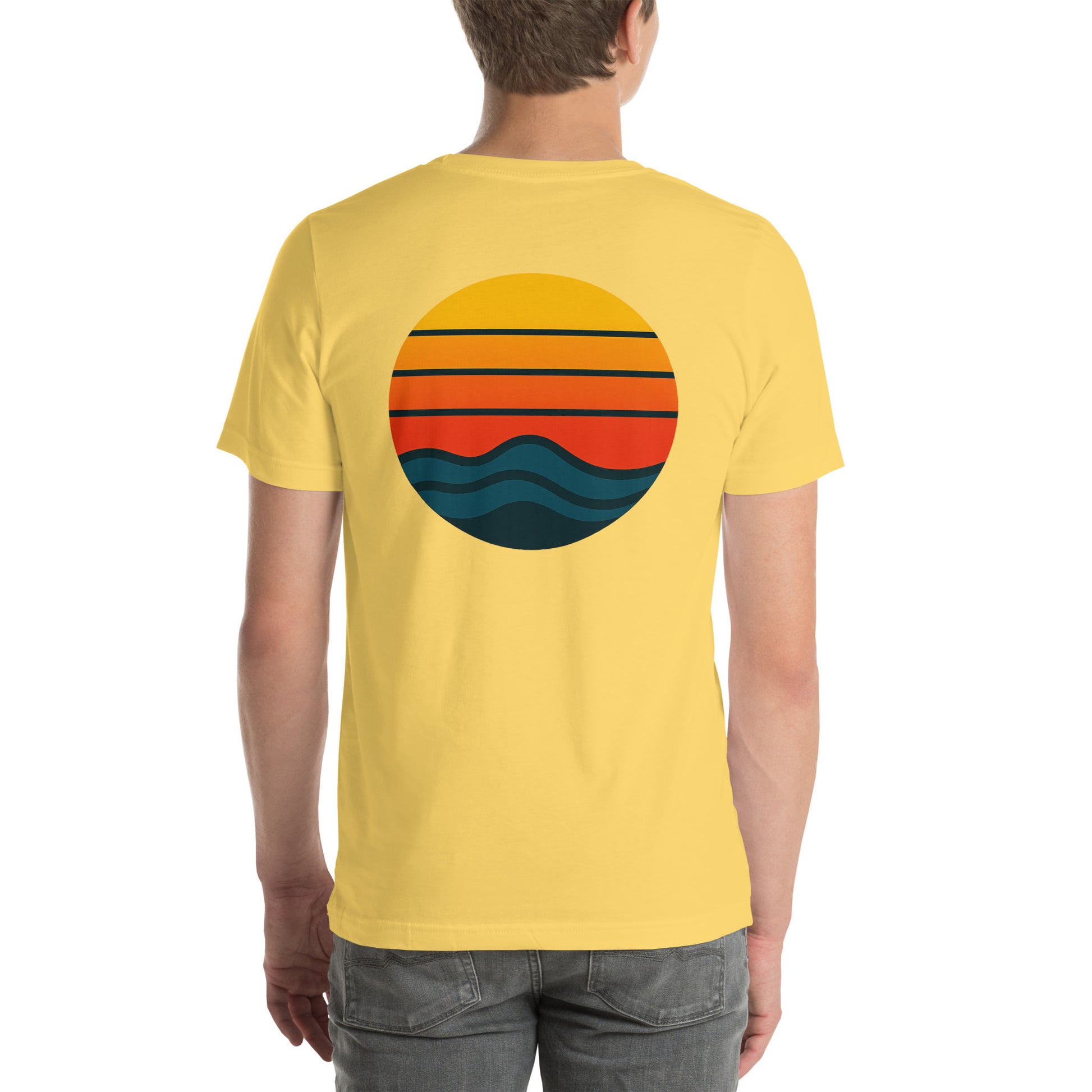 sunset waves back | staple tee
