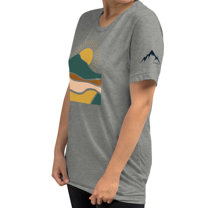 earthy sunrise | fitted tee