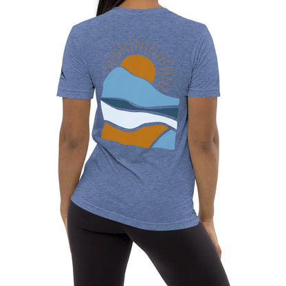 morning sunrise back | fitted tee - f u n k + f i n a