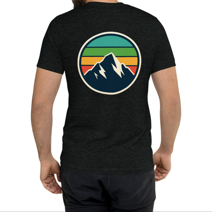 rainbow mountain back | fitted tee