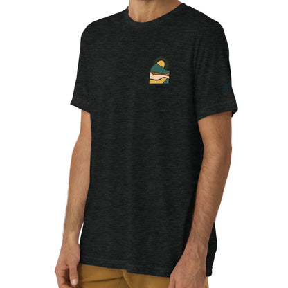 earth sunrise back | fitted tee