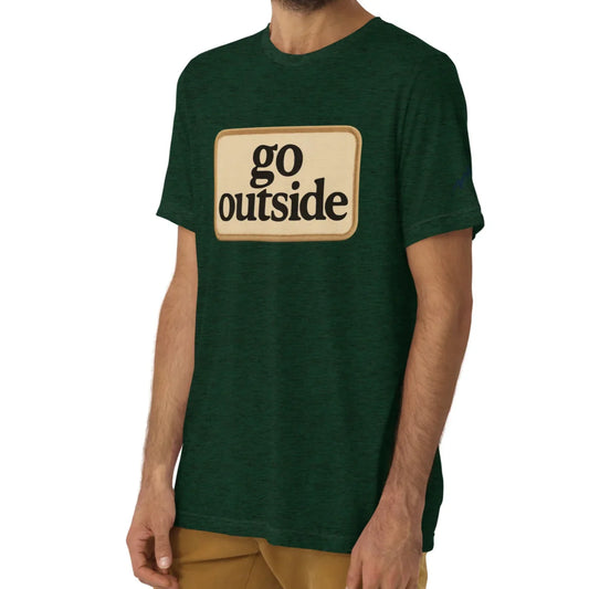 go outside patch | fitted tee - f u n k + f i n a