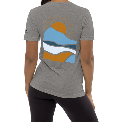 morning sunrise back | fitted tee - f u n k + f i n a