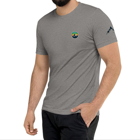 rainbow mountain back | fitted tee
