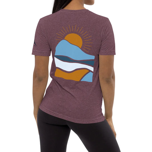morning sunrise back | fitted tee - f u n k + f i n a