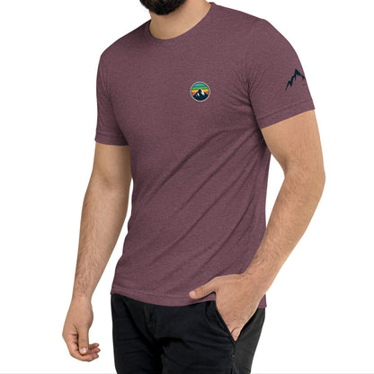 rainbow mountain back | fitted tee