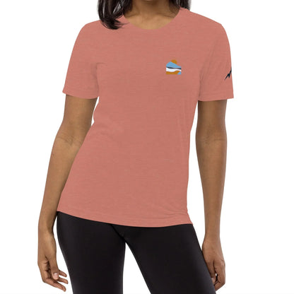 morning sunrise back | fitted tee - f u n k + f i n a