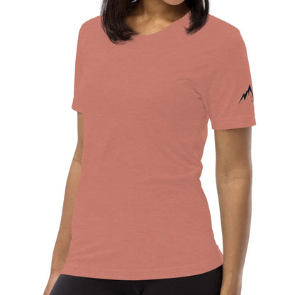 rustic sunrise back | fitted tee