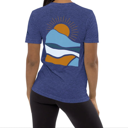 morning sunrise back | fitted tee - f u n k + f i n a