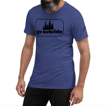 go outside frame | fitted tee - f u n k + f i n a
