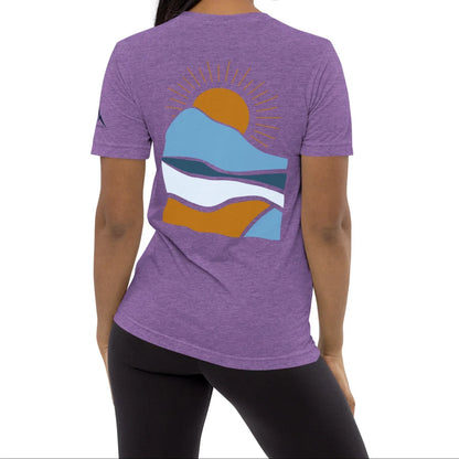 morning sunrise back | fitted tee - f u n k + f i n a