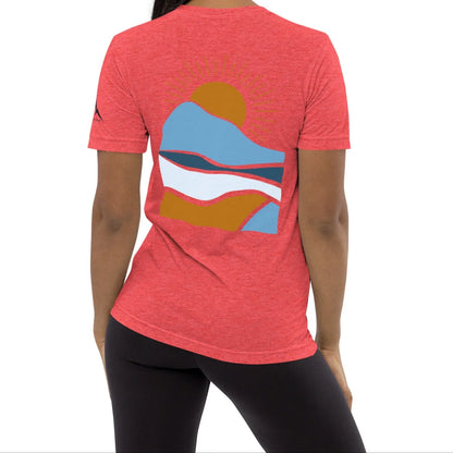 morning sunrise back | fitted tee - f u n k + f i n a