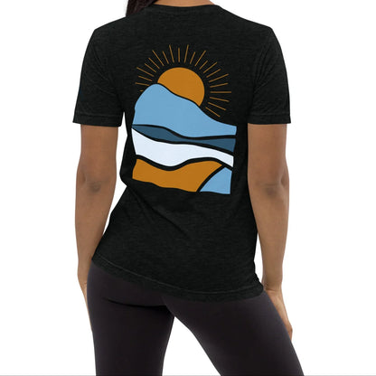 morning sunrise back | fitted tee - f u n k + f i n a
