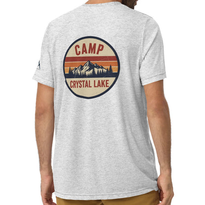 camp sunset back | fitted tee