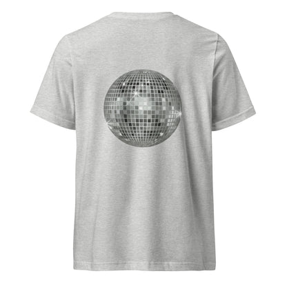 big ol' sparkly discoball back | v-neck tee